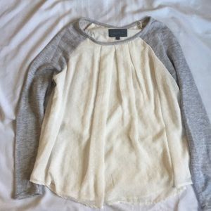Sunday in Brooklyn Anthropologie cream top M